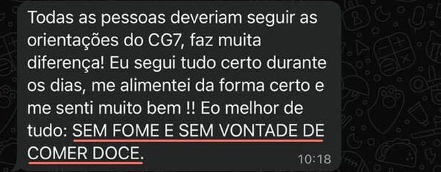 Print da mensagem do Pedro no WhatsApp